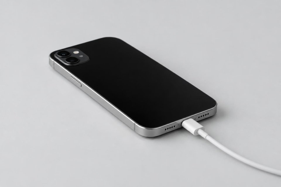 Поставьте iPhone на оригинальную зарядку на 30–60 минут