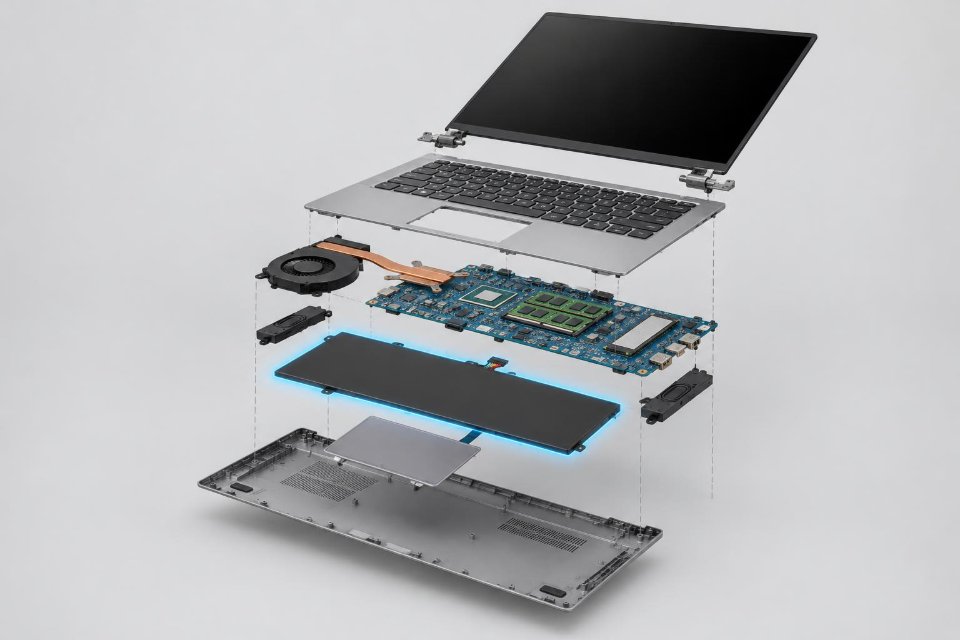 Замена аккумулятора ноутбука ASUS